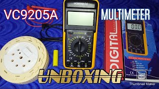 VC9205A DIGITAL MULTIMETER UNBOXING \u0026 VOLTAGE CHECK