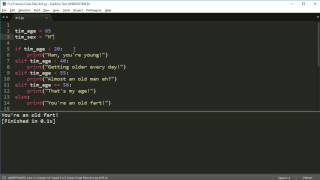 Python Programming Series (If statements and Exceptions 2): If-else