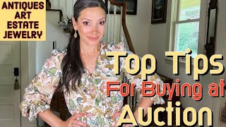 How To Shop An Auction - Easy Tips - How To Buy Vintage and Antiques