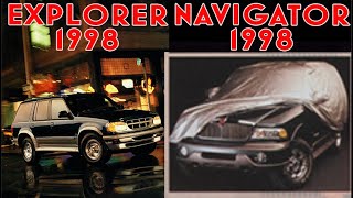 Iconos SUV Lincoln Navigator 1998 y Ford Explorer 1998