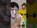 失敗したら顔面パイ！コーラが止まったところの現金ゲット！ funny video 😂😂😂！ shorts