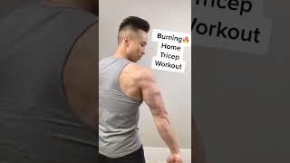 🔥BURNING🔥 Triceps Workout at Home!
