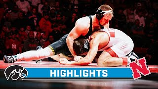 Iowa at Nebraska | Highlights | Big Ten Wrestling | Jan. 12, 2024