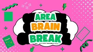 Area of a Rectangle Brain Break 🟦 Solve & Move!