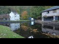 4K Walk: Autumn canal walk in Welsh countryside / Llanfoist wharf Abergavenny/ASMR