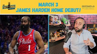 James Harden Sixers Home Debut With a Win! | Philadelphia Eagles Combine Notes | Farzy Show 3/3