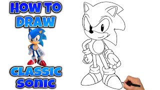 How To Draw Classic Sonic | SONIC THE HEDGEHOG #sonic #drawing #classicsonic