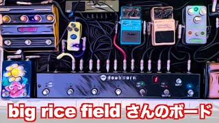 【後編】飛び道具が沢山!! 沖縄のベーシスト”big rice field”さんにエフェクターボードを紹介してもらいました！【エフェクターボード探索隊】