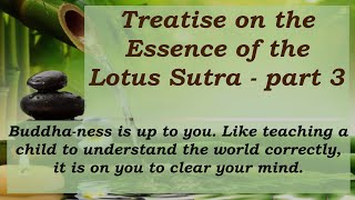 Gosho - Treatise on the Essence of the Lotus Sutra - part 3