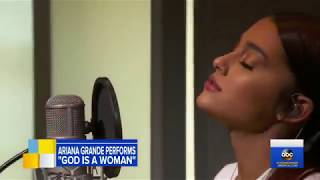 Ariana Grande - God is a woman (Live at GMA) Acoustic