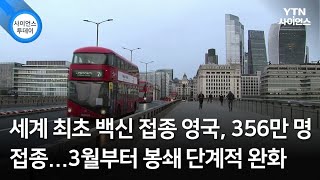 세계 최초 백신 접종 영국, 356만 명 접종...3월부터 봉쇄 단계적 완화 / YTN 사이언스