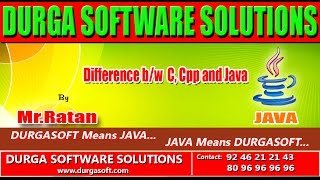 Corejava-Basics-Difference b/w C, Cpp and Java