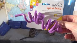 Kitty City Spiral Mice - Reviewed By Cats!