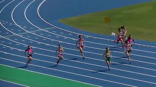 20200920山口県高校新人陸上 女子200m決勝