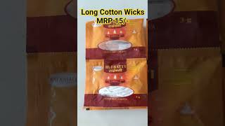 Patanjali Aastha Long Cotton Wicks MRP 15/- | Patanjali | Sairam Enterprises Sangareddy| #patanjali