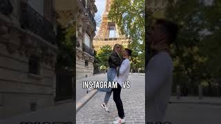 Instagram VS Reality: Paris! #shorts #travel