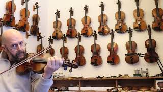 Violin / Fiddle Sound Comparison - Stradivarius, Glassel, Tarasconi, Scarampella