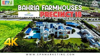 Amazing Farmhouses In Bahria Town Karachi | Drone View #bahriafarmhouses  #bahriatown