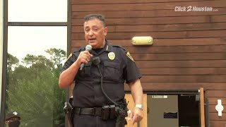 HPD Chief Art Acevedo shares an emotional speech amid protests