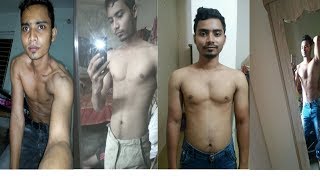 Home workout - 50 push ups a day for 1 year results | Home body transformation |