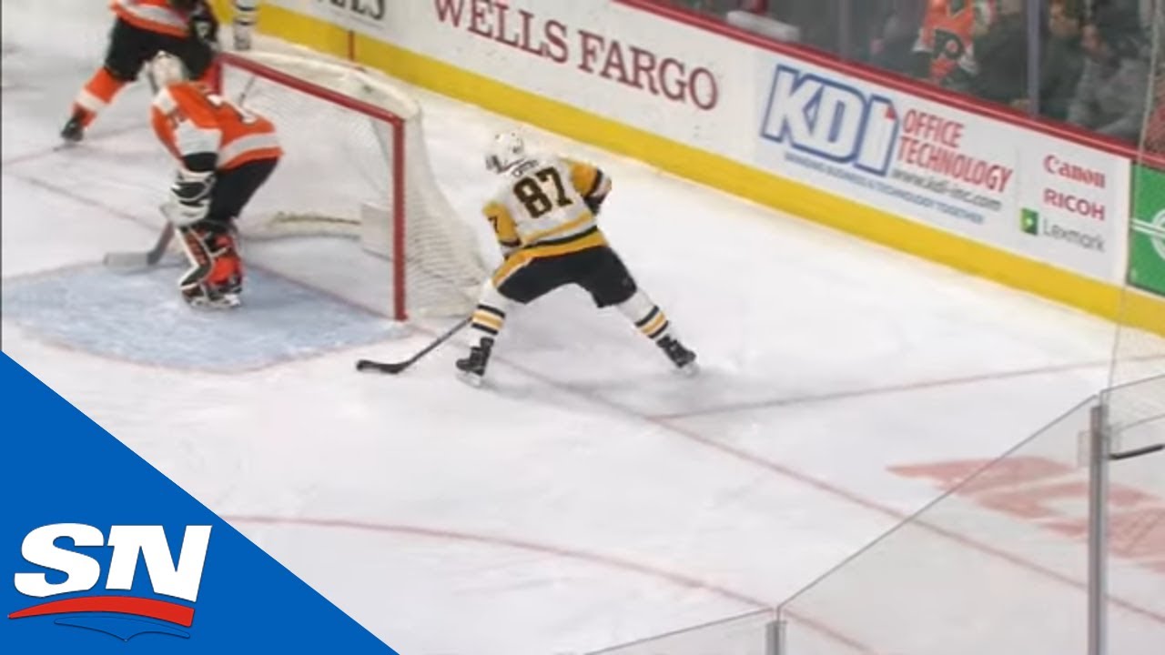 Sidney Crosby Scores One Of The Easiest Goals Of His Career For The ...