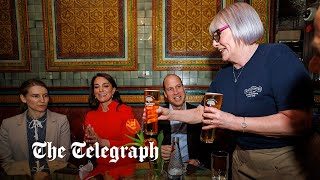 William and Kate drink pints in London ahead of Coronation