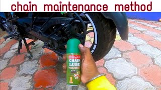 chain maintenance method👨‍🔧 ROLON LUBE | [KTM,bajaj,yamaha] #tamil