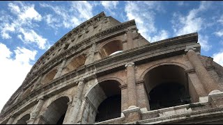 What happened to the missing half of the Colosseum?