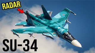 The Russian Su-34 'Fullback' Fighter-Bomber | DEADLY STRIKE AIRCRAFT OR FAILED DUMB BOMBER?