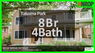 #HNROP Takoma Park 8Br 4Ba Home | A rare find! Expansive and elegant, this five-bedroom, three f...