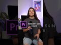 Fastest way to get SMOOTH SKIN in Premiere Pro! 2022 #shorts