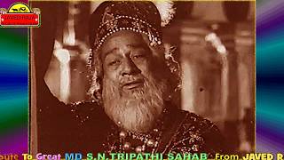 MOHAMMED RAFI SAHAB~Film~LAL QILLA~{1960}~Lagta Nahin Hai Dil Mera~[TRIBUTE To Great MD S.N.TRIPATHI