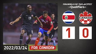 Highlights: CRC 1:0 #CANMNT