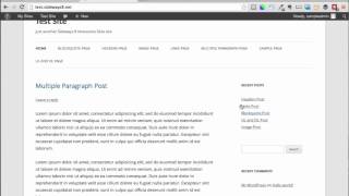 WordPress Training - working with Widgets