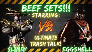 Eggshell vs Slimey BEEF SET!!! (timestamps in cmt section)