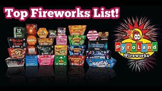 My Top 13 Fireworks from Pyroland!