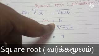 Square root (வர்க்க மூலம்)