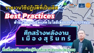 แบบรายงานวิธีปฏิบัติที่เป็นเลิศ Best Practices นายธรรศ์พงษ์  นานวล โรงเรียนสุรวิทยาคาร