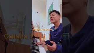 Callaita version piano bad bunny 🐰 cover