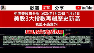 中港美股市分析_2025年1月20日~1月24日美股3大指數再創歷史新高我並不感意外!