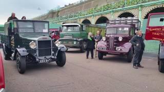 Historic commercial  vehicle society Brighton seafront 2017