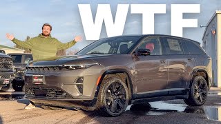 I Drive The Electric Jeep Wagoneer For The First Time! Impressively Terrible Drivetrain Tuning