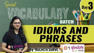 तलाठी नगरपरिषद व सरळसेवा | Vocabulary - Idioms & phrases | Most important Idioms & phrases #talathi