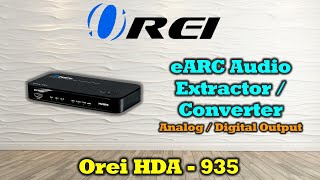 eARC HDMI Extractor - Supports Dolby Atmos Sonos Soundbar HDA-935