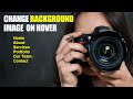 Change Background Image On Link Hover -  CSS3&JS Hover Effects Tutorial