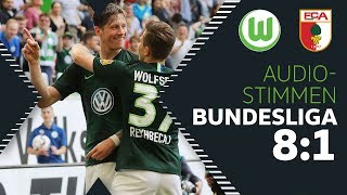 „Alter, 8:1!“ | EUROPAPOKAL | Audio-Stimmen | VfL Wolfsburg - FC Augsburg 8:1