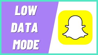 How To Make Snapchat Use Less Data (Low Data Mode) (2022)