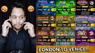 I WON EVERY TABLE FROM LONDON TO VENICE IN 8 BALL POOL...😎🔥