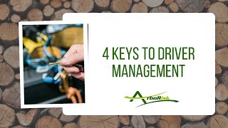 4 Keys to Driver Management