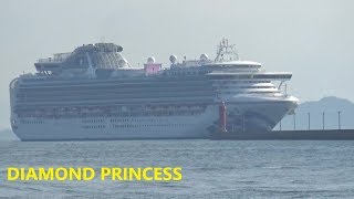 8/25大型客船「DIAMOND PRINCESS」高松初入港🚢